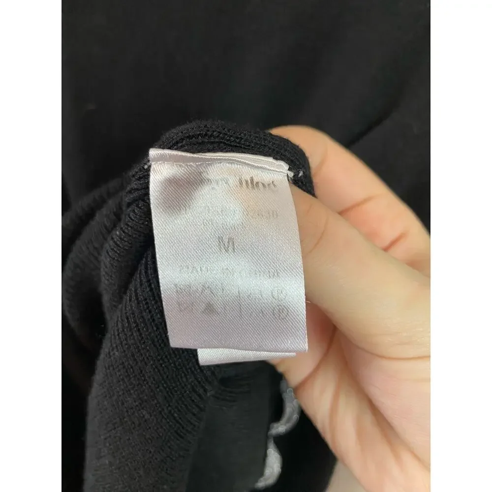 See by Chloe black sweater dress size M